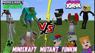 Friday Night Funkin [FNF] VS Minecraft Mutant Creatures (Mutant Mobs Funkin) Minecraft PE
