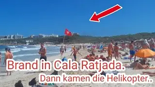 Brand in Cala Ratjada 08.07.2021