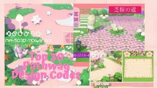 Top 30 Kawaii and Cute Pathway Design Codes for Animal Crossing New Horizons
