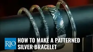 How To Make A Patterned Silver Bracelet