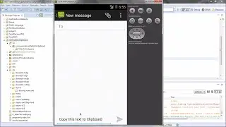 How to copy text into clipboard using code in android
