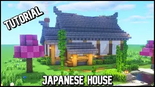 How to Build a Japanese Style house (Minecraft Tutorial)