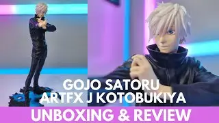 Unboxing Gojo Satoru Jujutsu Kaisen figure ARTFX J Kotubukiya 1/8 scale