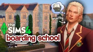 welcome to the BOARDING SCHOOL for the ELITE🏫: Sims 4 Adventure Awaits