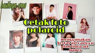 WOW,CETAK FOTO POLAROID HASILNYA GAK KALAH AMA PERCETAKAN, KEREN 👍