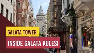 Galata Tower - Galata Tower Museum  - Inside Galata Kulesi -  Istanbul Türkiye