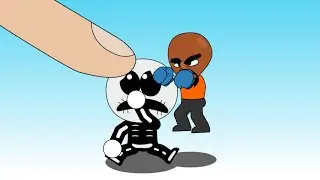 Anime Chibi Fnf vs Finger - Friday Night Funkin' Animation - Matt and Skid