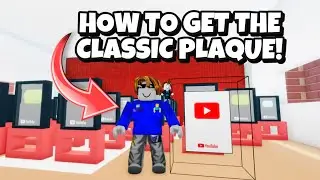 HOW TO MAKE THE CLASSIC PLAQUE IN YOUTUBE SIMULATOR!!