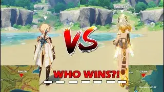 HOW FAST CAN A WHALE REACH NATLAN VS A F2P | GENSHIN IMPACT
