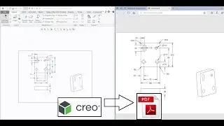 Creo Drawing tutorial: How to configure a pentable file for pdf export