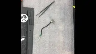 Разборка / ремонт разъёма питания / сборка ноутбук HP ba055ur
