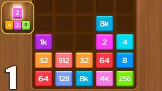 Merge Block Puzzle - Gameplay Walkthrough Part 1 All Levels (Android & iOS)