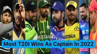 Most T20I Wins As Captain In 2022