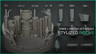 Stylized Rocks Brush for ZBrush - Marketplace
