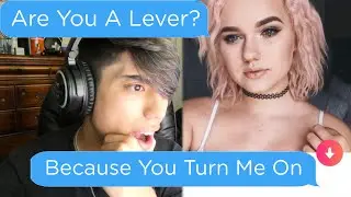 USING MINECRAFT PICKUP LINES TO GET GIRLS ON TINDER!!!