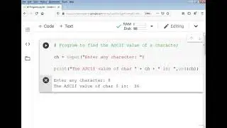 Convert character or letter to ascii python