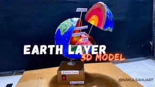 Earth layer model _ 3d  geography Model for School project 