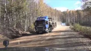 Это Дальний Восток .  Трасса М56 .