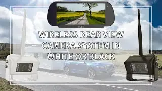 Falcon Wireless Rear View Camera System (White or Black)