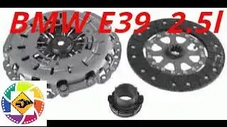 BMW E39 2001 2.5l замена диска сцепления   Replacing the clutch disc BMW E39