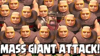 clash of clans - giants and wizards attack strategy th9