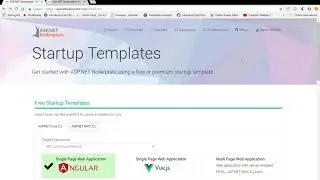 ASP.NET Boilerplate template  apresentação