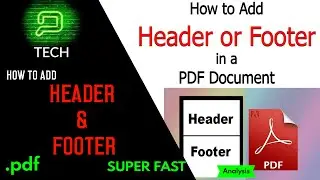 How To Edit Header And Footer In PDF|Edit Header Footer In PDF|PDF File|Header And Footer In PDF
