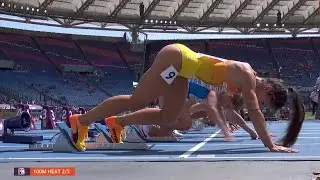 María Isabel Pérez - 100 metros mujeres | Roma / 