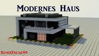 Minecraft Haus Tutorial #9 - Modernes Haus [60FPS/HD] (Deutsch)