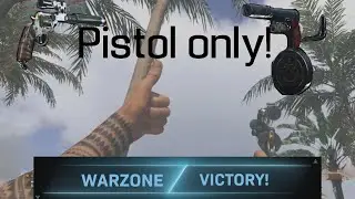 Pistol only loadout challenge(Call of Duty Warzone)