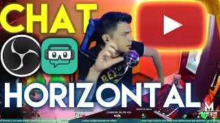 How to SET *HORIZONTAL CHAT* on YOUTUBE 👌✅ | OBS and Streamlabs OBS