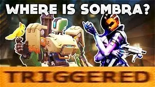 WHERE THE F*** IS SOMBRA | (Overwatch Reinhardt Gameplay)