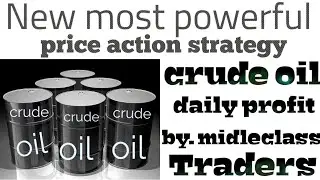 New crude oil price action strategy daily profet