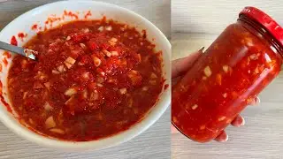ЛАЗДЖАН ЗА 5 минут. Өте ащы, аппетитті ашатын  ЛАЗДЖАН жасаймыз.