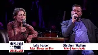 Nurse Jackie's Edie Falco & Stephen Wallem sing on EOTM