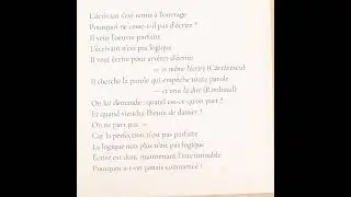 « L’interminable » • (poème blanchotien) 
