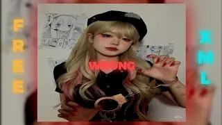 Luh Kel _ wrong xml alight motion preset [black screen lyrics] check description
