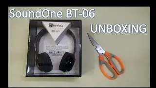 Sound One BT-06 Budget Bluetooth Headphones Unboxing