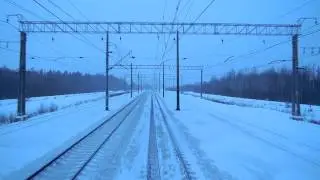 Проход по станции Тешемля, Октябрьской железной дороги
