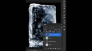Blend Ice texture on Can New Photoshop Trick🔥UShortz