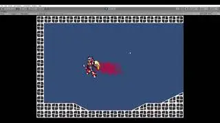 [Rockman X: Paradox Wars] Testing #12 Running, dust effect, slope walk fixed