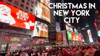 Christmas Night In NYC Walking Tour