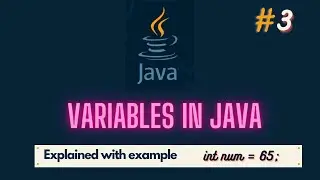 What are variables | How we define variables in java | Rules for defining variables in java .