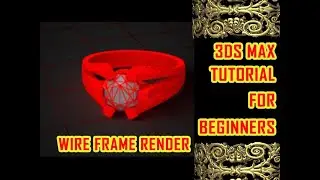 WIREFRAME RENDER 3DS MAX | VRAY WIRE FRAME RENDER | 3DS MAX WIREFRAME|3ds max tutorial for beginners
