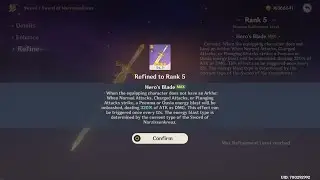Surging Sacred Chalice | Refining Sword of Narzissenkreuz [ Genshin Impact ]