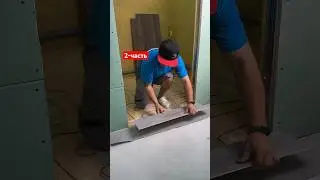 Quartz vinyl and tiles in one level