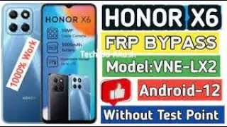Honor X6 [VNE-LX2] FRP REMOVE honor vne-lx2 FRP VIA SERVER