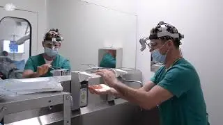 «Обработка рук хирурга» Андрей Боклин.