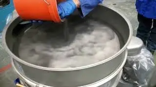 SWECO Vibro-Energy Round Separator Screening Calcined Petroleum Coke