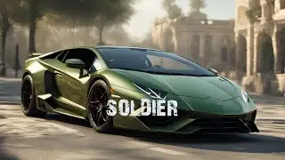 Hermss - Soldier | Copyright Free Music | Motivational | Music Visualizer + Lyrics